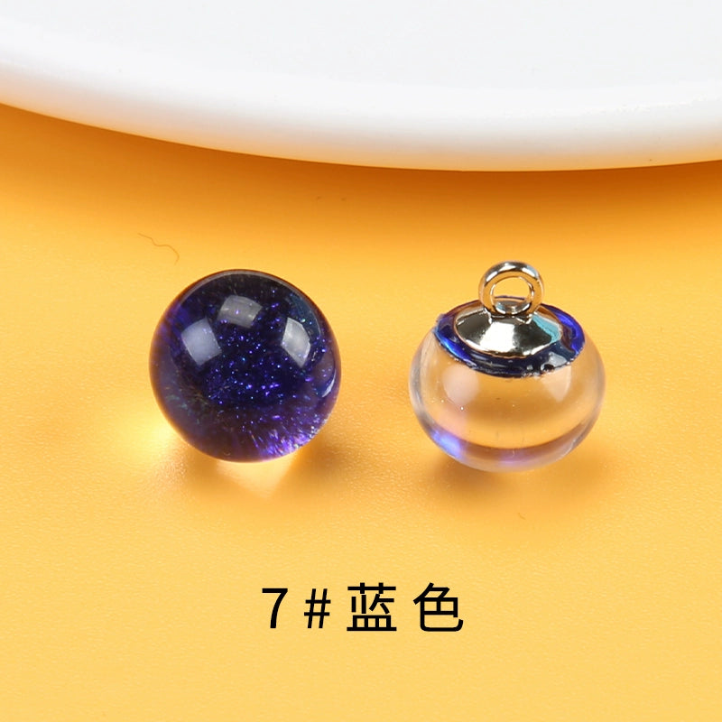 3489★ Camisa Camisa Botón de Cristal Redondo Transparente Superior Botón de Gasa Botón Decorativo Versátil Botón de Mujer de Alta Gama