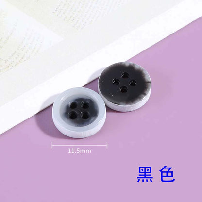 3339★  Resin shirt shirt men's and women's two-color buttons high-end clothes decorative buttons chiffon top small dress buttons
