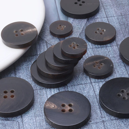 3461★  Real horn buttons round button top women's coat trench coat buttons men's clothes pants suit button accessories