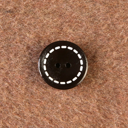 3367★  Round wooden two-eyed clothes decorative buttons men's and women's coats trench coats sweaters tops buttons high-end buttons