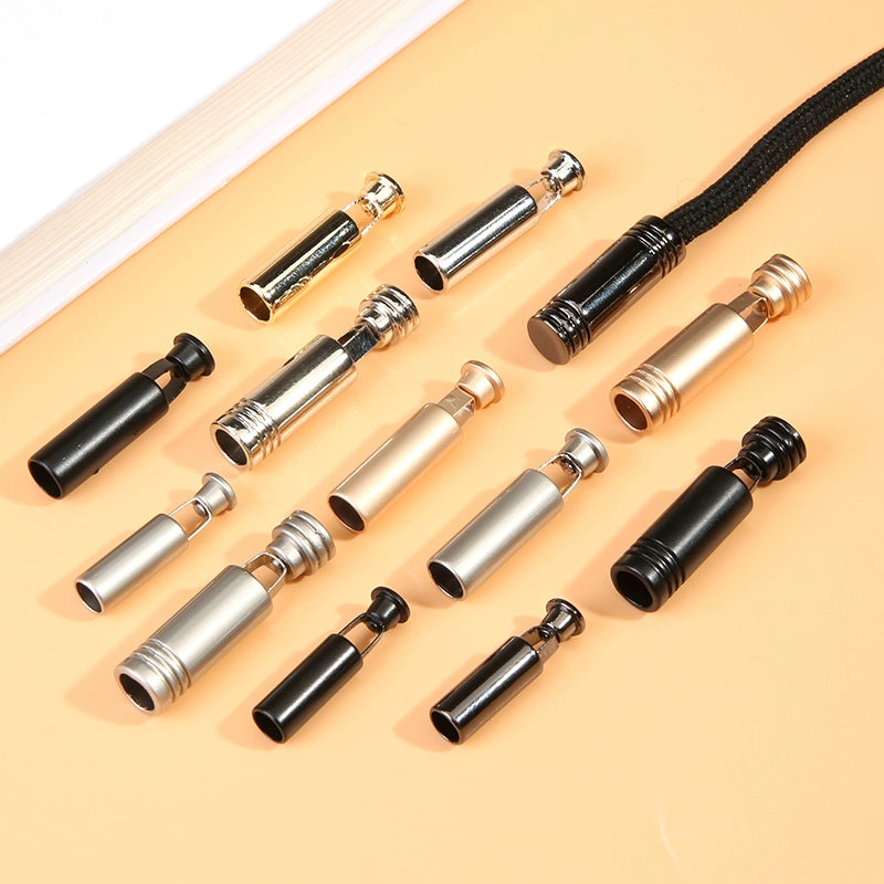 3548★ Hebilla de cabeza de metal de cuerda para ropa, pantalones, accesorios de cabeza de cuerda, suéter extraíble, sombrero, cuerda, pantalones deportivos, cordón de cintura, colgante