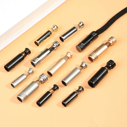 3548★ Hebilla de cabeza de metal de cuerda para ropa, pantalones, accesorios de cabeza de cuerda, suéter extraíble, sombrero, cuerda, pantalones deportivos, cordón de cintura, colgante