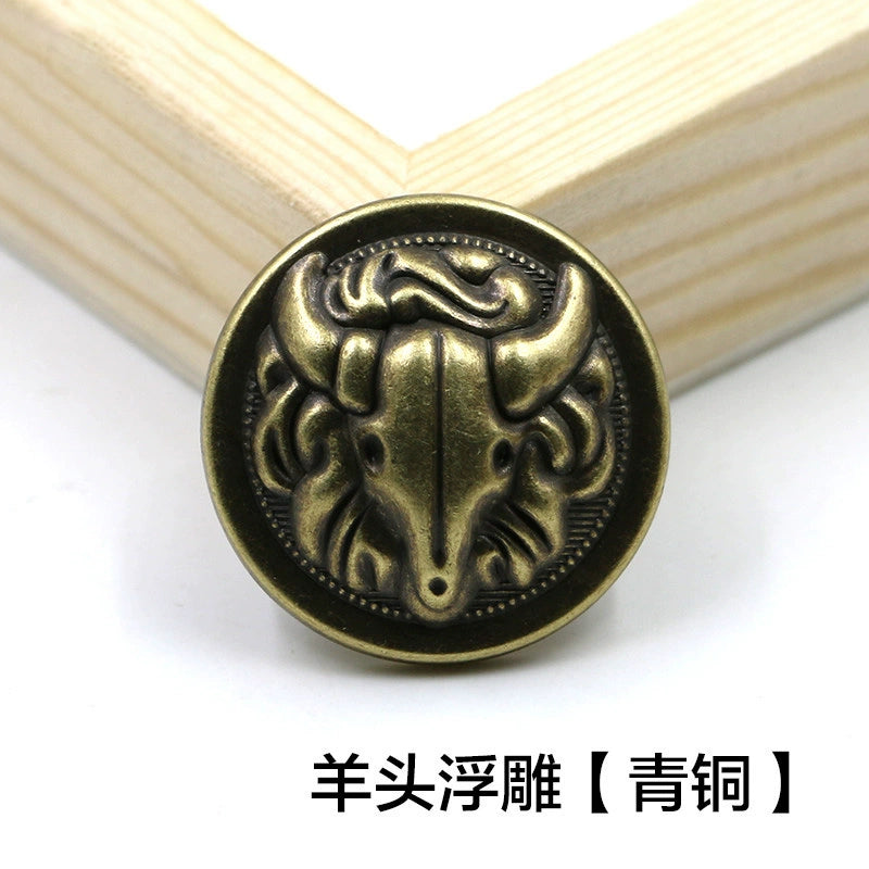 3437★ Botones metálicos retro británicos, botones de traje, botones decorativos para abrigos, chaquetas, gabardinas, accesorios de ropa, botones dorados