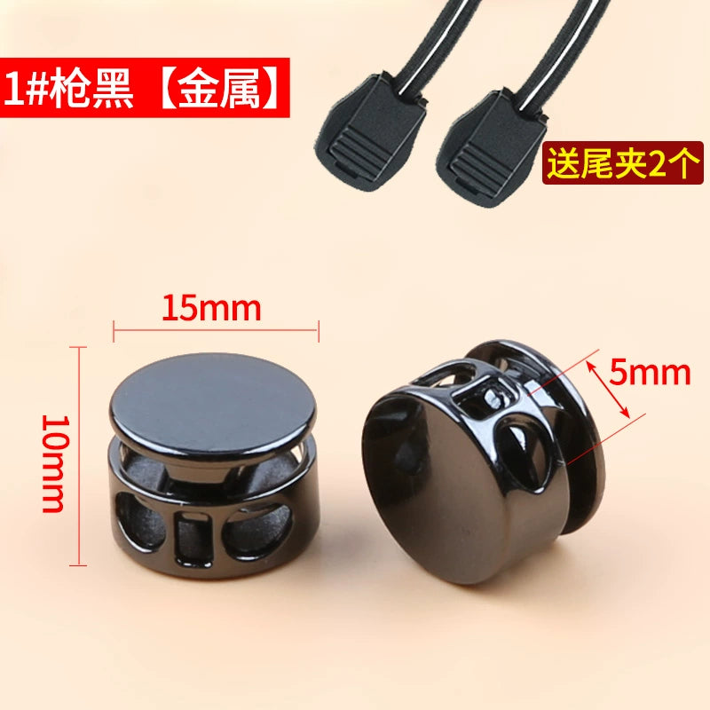 3535★ Botón de hebilla de resorte de metal para pantalones, hebilla de ajuste de banda elástica, cuerda de tope, botón de nariz de cerdo, botón de cierre de pie para pantalones de suéter