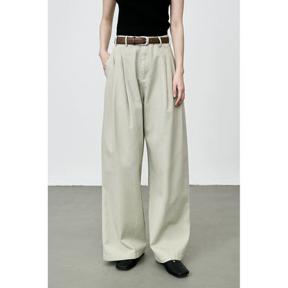 Pantalones vaqueros de pierna ancha y cintura alta CAREMIND para mujer 2024 nuevos pantalones ajustados rectos con forma de pera 