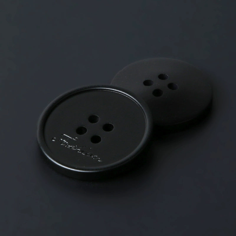 3446★ Botones redondos negros para abrigo, moda femenina, versátil, de lana, para suéter, chaqueta, cárdigan, gabardina, botones pequeños