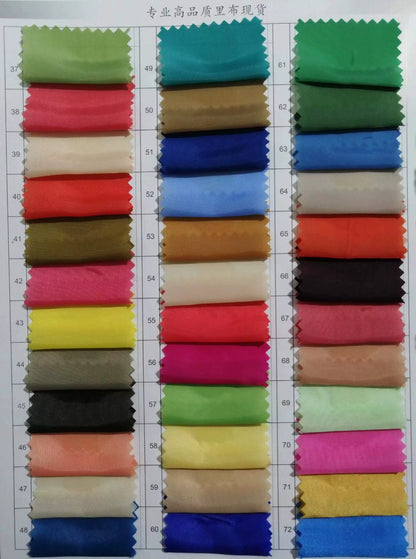 Forro de chaqueta de traje para hombre y mujer de alta gama con hilado de poliéster 3900, cifrado de tafetán de poliéster, hilado de poliéster 210T, 8009