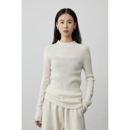 [Seamless series/turtleneck wool bottoming shirt] CAREMIND premium pure cashmere comfortable top autumn and winter
