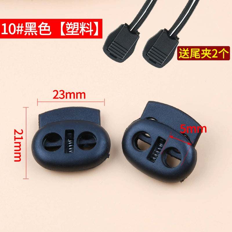 3535★ Botón de hebilla de resorte de metal para pantalones, hebilla de ajuste de banda elástica, cuerda de tope, botón de nariz de cerdo, botón de cierre de pie para pantalones de suéter