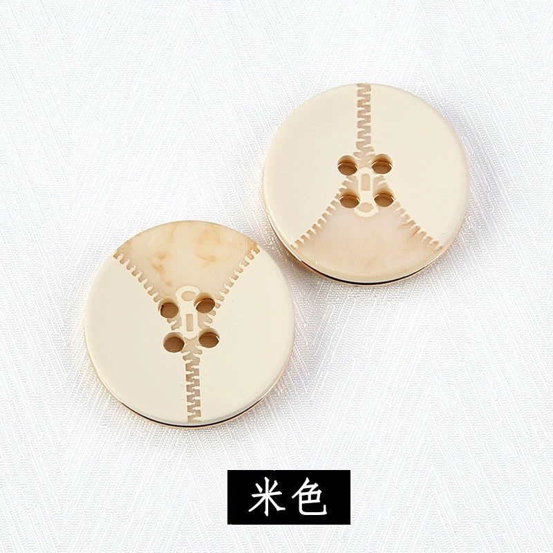 3285★  Round four-eye buttons, high-end clothes, blazers, suits, all-match decorative buckle accessories, clothing accessories