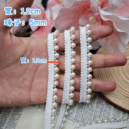 3731 Perlas de imitación hechas a mano, accesorios decorativos de encaje para bisutería, puños de cheongsam, dobladillos, accesorios de material para ropa