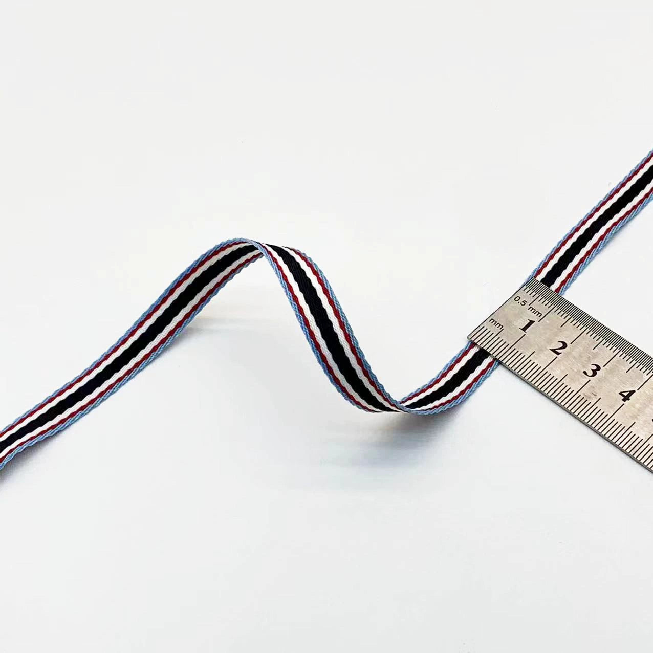 3885 Spot 1cm Accesorios de cintas de rayas, tiras para dobladillos, tiras para ribetes de pantalones, tiras laterales para ropa, textiles para el hogar, zapatos y sombreros Cintas DIY