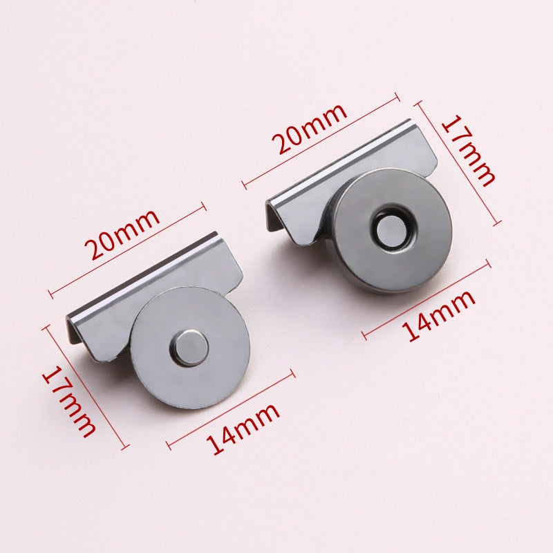 3408★  bag sealing artifact bag fixing buckle strong magnet buckle canvas bag handbag snap buckle seam-free hidden buckle magnetic suction buckle