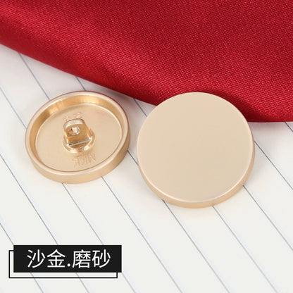 3375★  Metal flat buttons high-end suit buttons clothes top women's coat button shirt men's trench coat shirt round