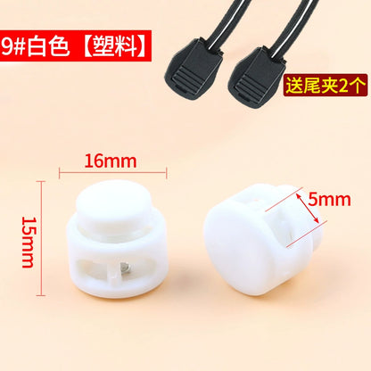 3535★ Botón de hebilla de resorte de metal para pantalones, hebilla de ajuste de banda elástica, cuerda de tope, botón de nariz de cerdo, botón de cierre de pie para pantalones de suéter