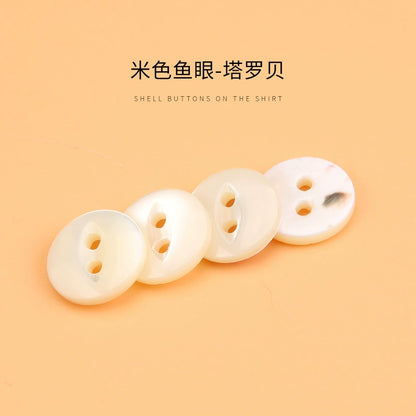 3310★  White shell buttons versatile exquisite high-end shirt POLO shirt buttons small buttons for men's and women's shirts and clothes