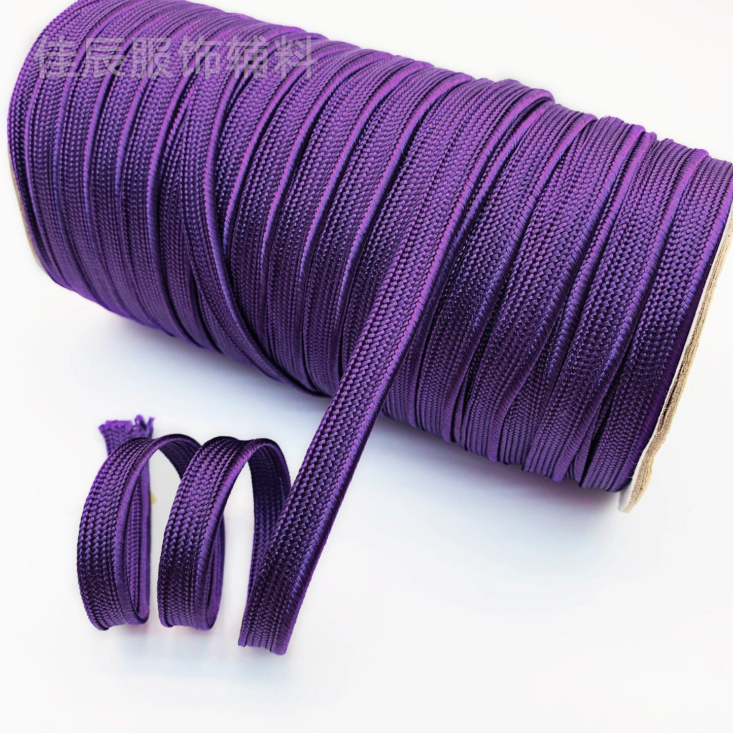 3849 Spot 39 colores 1 cm borde fino cinta maestra de seda brillante tira de brotes ribete cuerda borde incrustado tira cincha accesorios de ropa