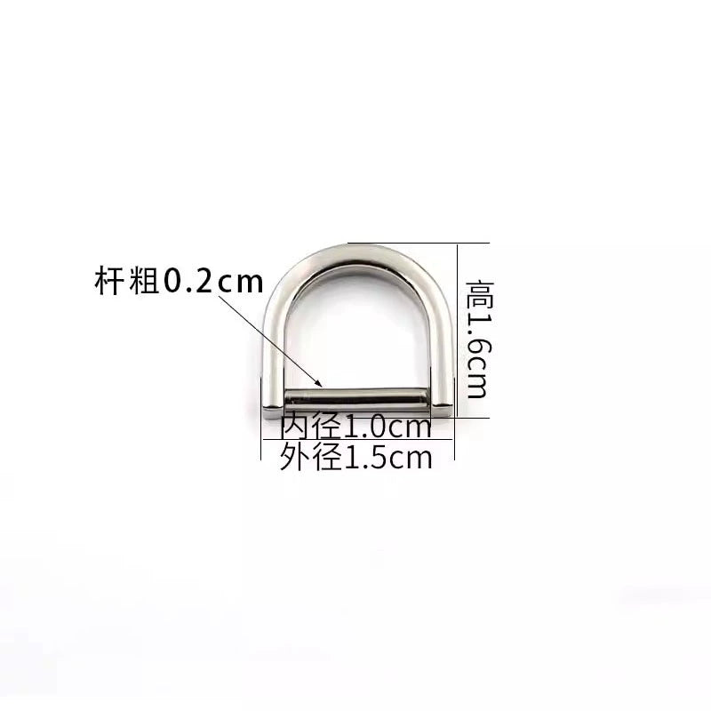 3518★ Botones para bolsos de mujer, accesorios para bolsos, tornillos, herrajes, hebillas metálicas DIY, tornillos, botones D, botones de ajuste, botones de herradura