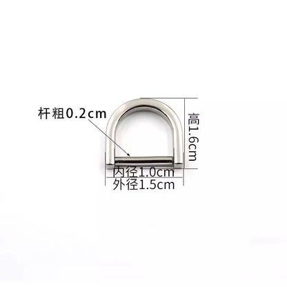 3518★ Botones para bolsos de mujer, accesorios para bolsos, tornillos, herrajes, hebillas metálicas DIY, tornillos, botones D, botones de ajuste, botones de herradura