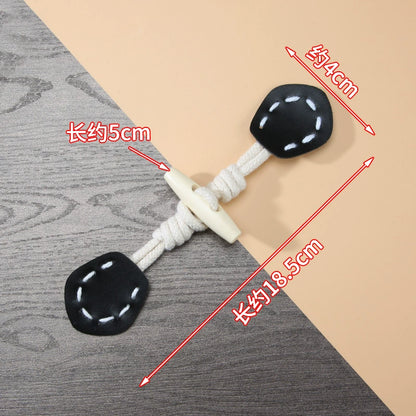 3279★  Coat horn buttons woolen cashmere jacket trench coat buttons to buttons men's and children's sweaters high-end wooden buttons