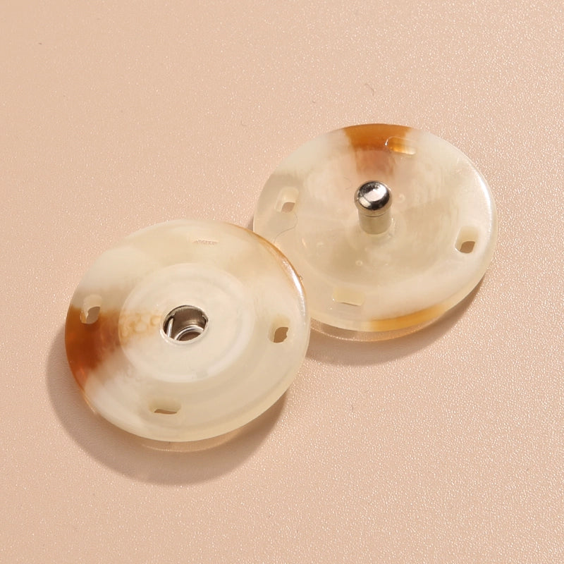 3479★ Abrigo versátil con botones ocultos para ropa de hombre y mujer con botones a presión, cárdigan de lana de cachemira con botones a presión, botones invisibles para niño y madre, botones de resina.