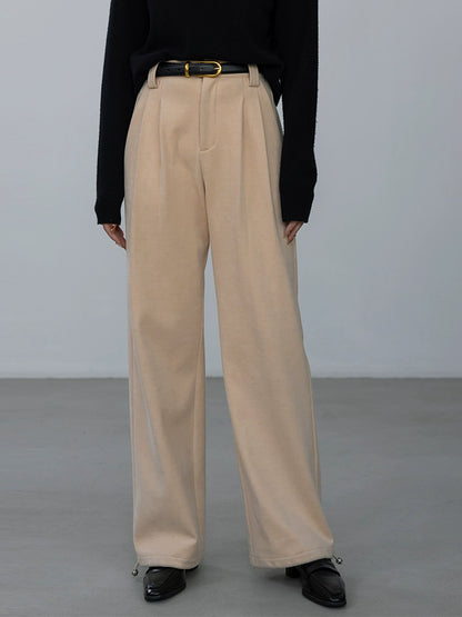 [Oferta especial por tiempo limitado] Pantalones negros pulidos retro británicos para mujer, leggings finos y drapeados, pantalones casuales para viajeros 