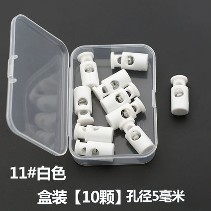 3534★ Nueva hebilla de ajuste de campana colgante de plástico, hebilla de resorte, hebilla de ajuste elástico, hebilla de cuerda, hebilla de cuerda pasante, hebilla de nariz de cerdo, chaqueta de plumas