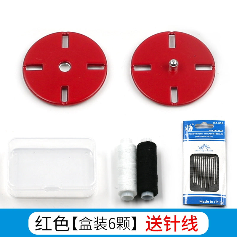 3474★ Botones finos ocultos de metal Botones pequeños de abrigo de visón de lana de cachemira para mujer Botones Botones invisibles de alta calidad Botones madre