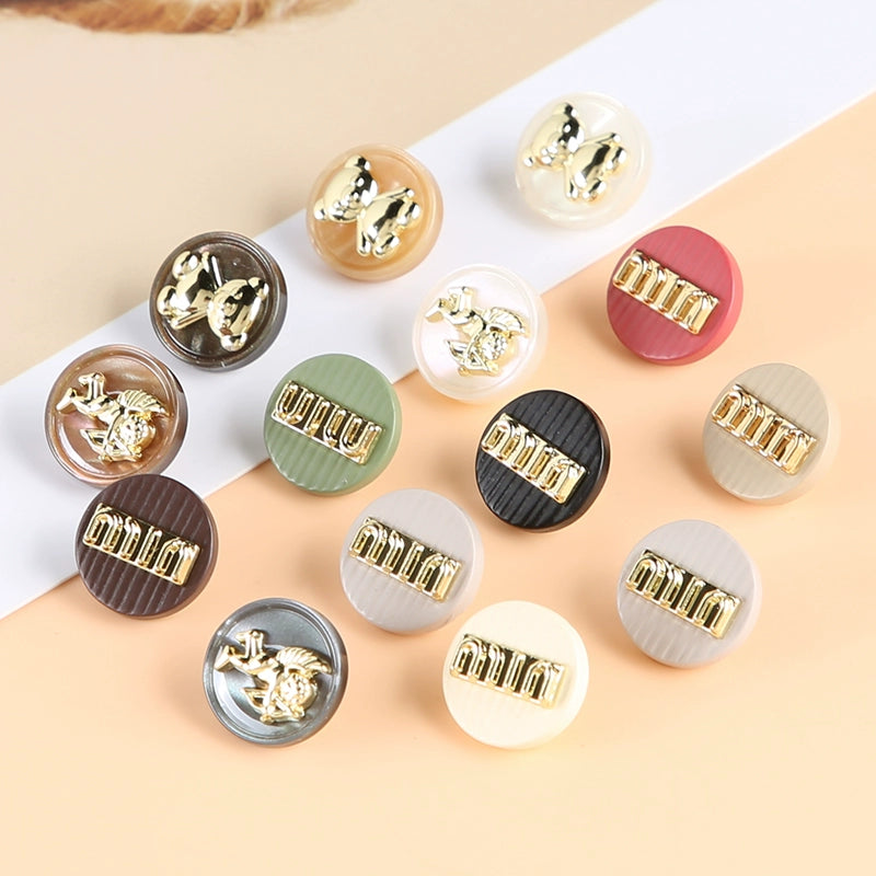3363★  Metal shirt shirt decorative buttons clothes cardigan jacket buttons high-end round personalized cuff buttons accessories