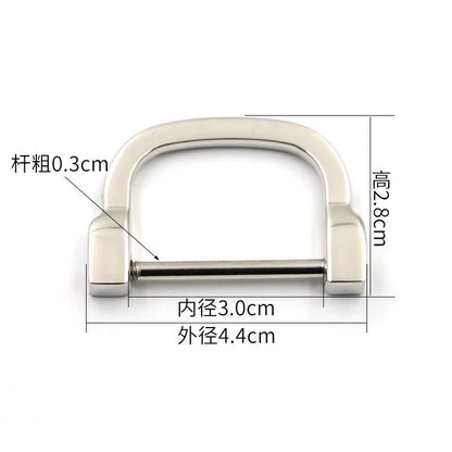 3518★ Botones para bolsos de mujer, accesorios para bolsos, tornillos, herrajes, hebillas metálicas DIY, tornillos, botones D, botones de ajuste, botones de herradura