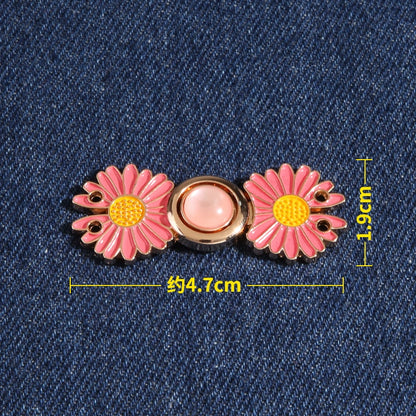 3506★ artefacto de ajuste de cintura pantalones falda circunferencia de cintura gran cambio pequeño botón jeans pantalones cintura botón ajustable mujeres