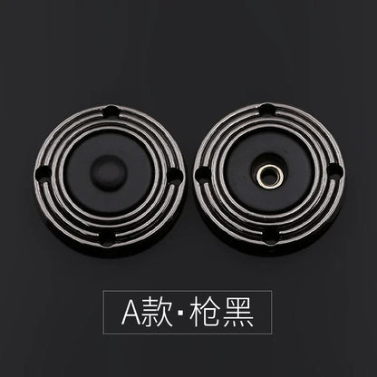 3476★ Abrigo con botón oculto y botón a presión redondo para mujer, gabardina con botones de lana de visón y cachemira, botones de lana para niño y madre