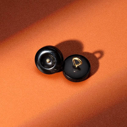 3327★  Natural real horn high-end buttons men's and women's fashion suit cuffs shirt shirt buttons black coffee small buttons