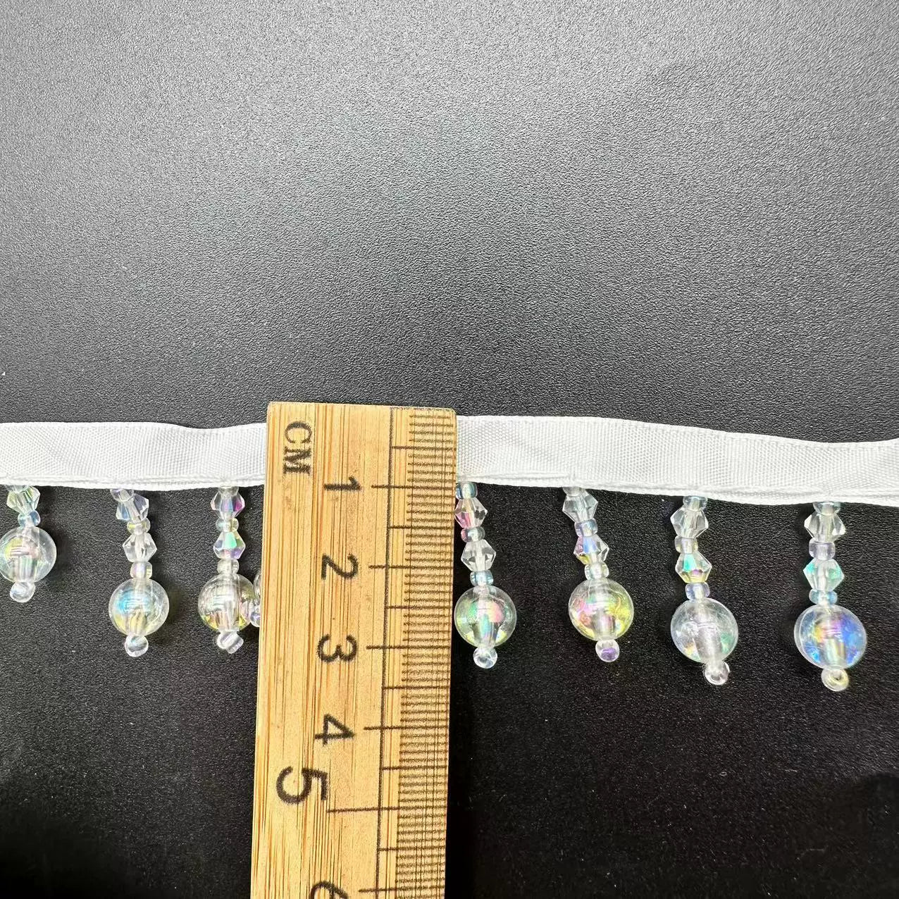 3710  width 3.5 cm AB color bubble beads crystal bead curtain DIY decorative curtain handmade beaded bead curtain lace fringed beads