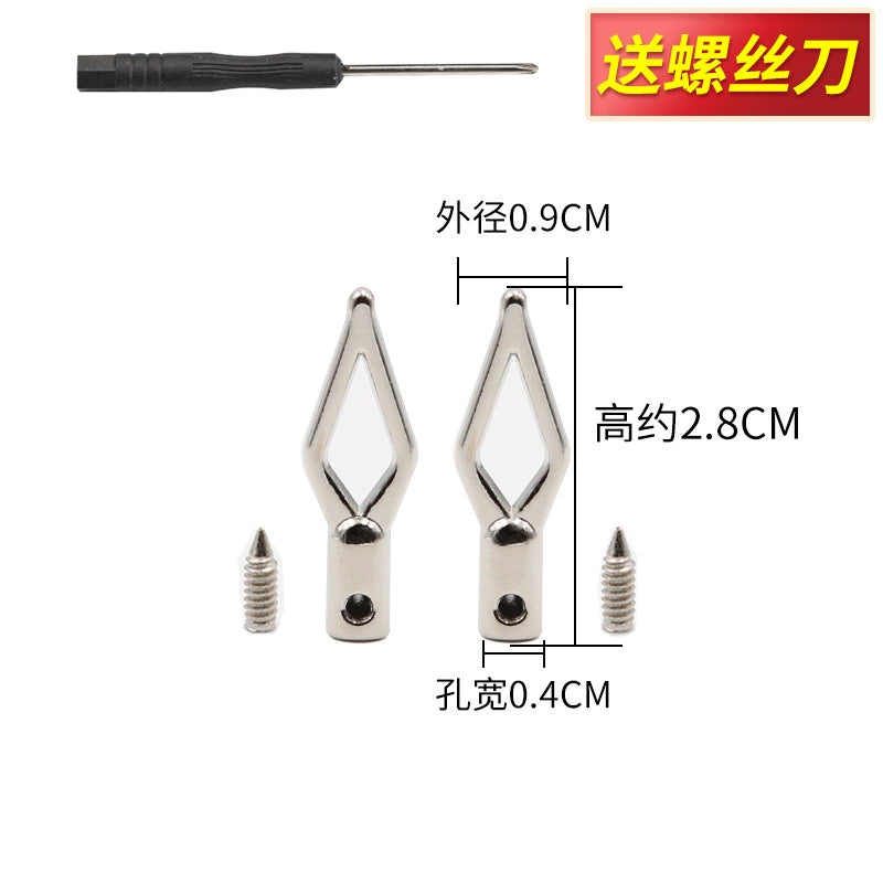 3538★ Accesorios de cuerda Suéter de cabeza de metal Sombrero Correa de cordón Hebilla de cabeza de cuerda Botón Ropa Cintura Hebilla de cuerda