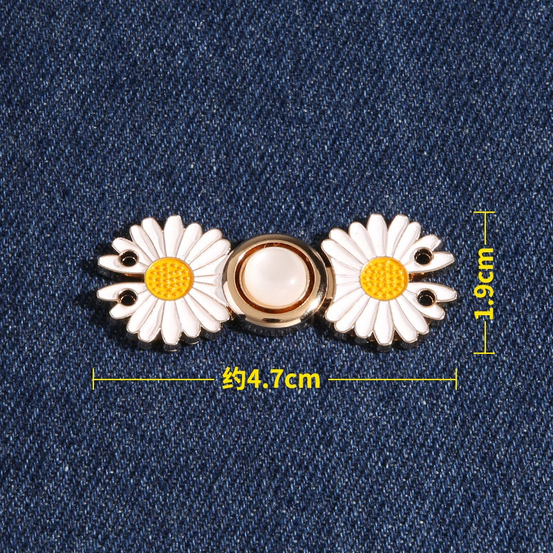 3506★ artefacto de ajuste de cintura pantalones falda circunferencia de cintura gran cambio pequeño botón jeans pantalones cintura botón ajustable mujeres