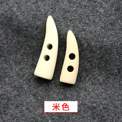 3275★  Pearlescent resin horns, horns, tips, buttons, coat, cashmere wool jacket, buttons, sweater, high-end clothes buttons