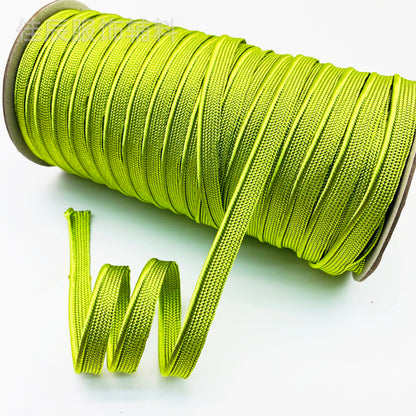 3849 Spot 39 colores 1 cm borde fino cinta maestra de seda brillante tira de brotes ribete cuerda borde incrustado tira cincha accesorios de ropa