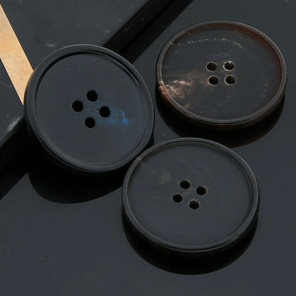 3419★  New, round men's and women's clothes decorative buttons trench coat sweater high-end pants button fashion versatile button