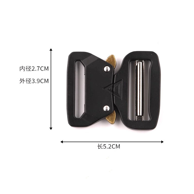 3520★ Hebilla de metal hebilla mochila multifuncional hebilla de tensión de liberación rápida cinturón táctico de seguridad botón accesorios