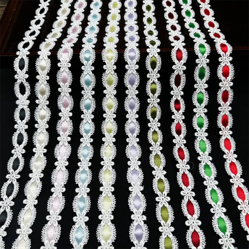 3550★ Ancho 1,8 cm Nueva cinta hueca de encaje DIY hecha a mano Lolita falda accesorios de decoración de ropa