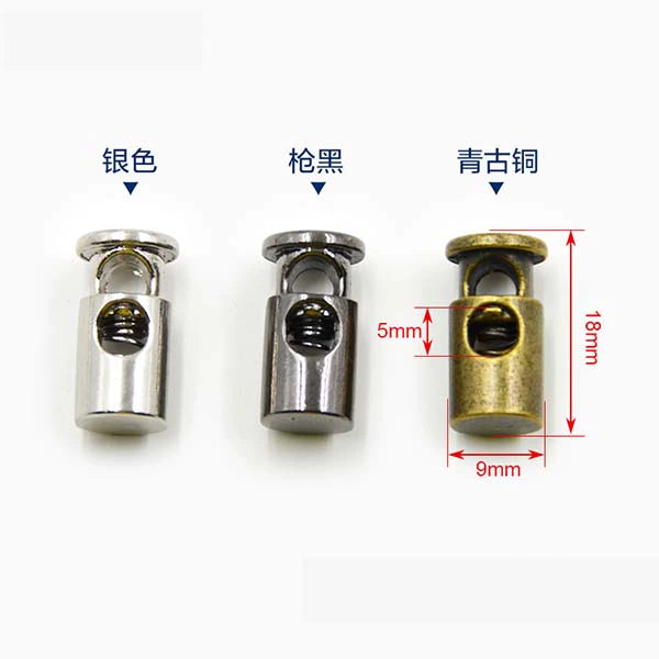 3547★ Hebilla de resorte de metal para chaqueta, cuerda elástica, hebilla de ajuste de banda elástica, hebilla de nariz de cerdo, hebilla de cuerda fija, hebilla de ajuste, botón de cordón