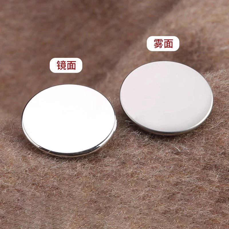 3441★ Suéter con botones de metal, chaqueta de cachemira, abrigo de mujer, gabardina, botones, camisa de hombre, gemelos de traje con botones