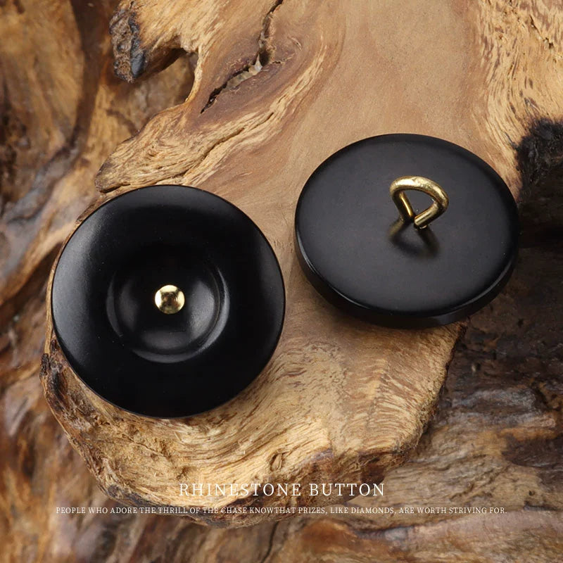 3319★  suit real fruit buttons brown blazer casual pants sweater natural material light green shirt buttons