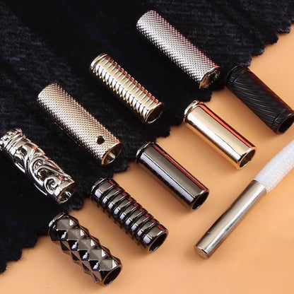 3538★ Accesorios de cuerda Suéter de cabeza de metal Sombrero Correa de cordón Hebilla de cabeza de cuerda Botón Ropa Cintura Hebilla de cuerda