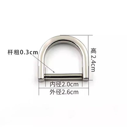 3518★ Botones para bolsos de mujer, accesorios para bolsos, tornillos, herrajes, hebillas metálicas DIY, tornillos, botones D, botones de ajuste, botones de herradura