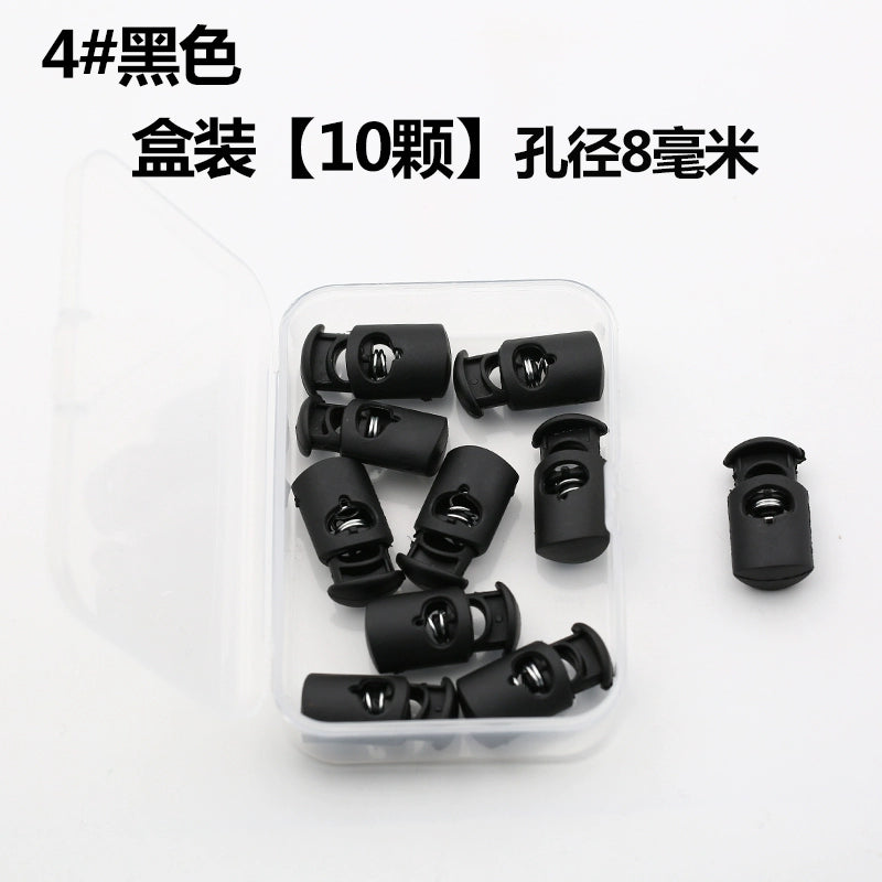 3534★ Nueva hebilla de ajuste de campana colgante de plástico, hebilla de resorte, hebilla de ajuste elástico, hebilla de cuerda, hebilla de cuerda pasante, hebilla de nariz de cerdo, chaqueta de plumas