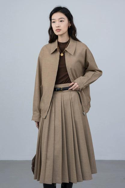 [Especial por tiempo limitado] Traje de sal y dulce "británico retro ligero", falda de traje + chaqueta americana de otoño 