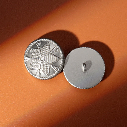 3263★ High-end gold five-pointed star buttons clothes jacket sweater metal buttons versatile round small fragrant buttons