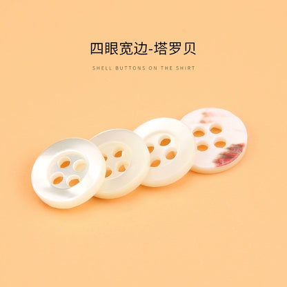 3310★  White shell buttons versatile exquisite high-end shirt POLO shirt buttons small buttons for men's and women's shirts and clothes